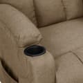 Miniatyrbild 7 av 11: vidaXL Reclinerfåtölj med uppresningshjälp taupe tyg