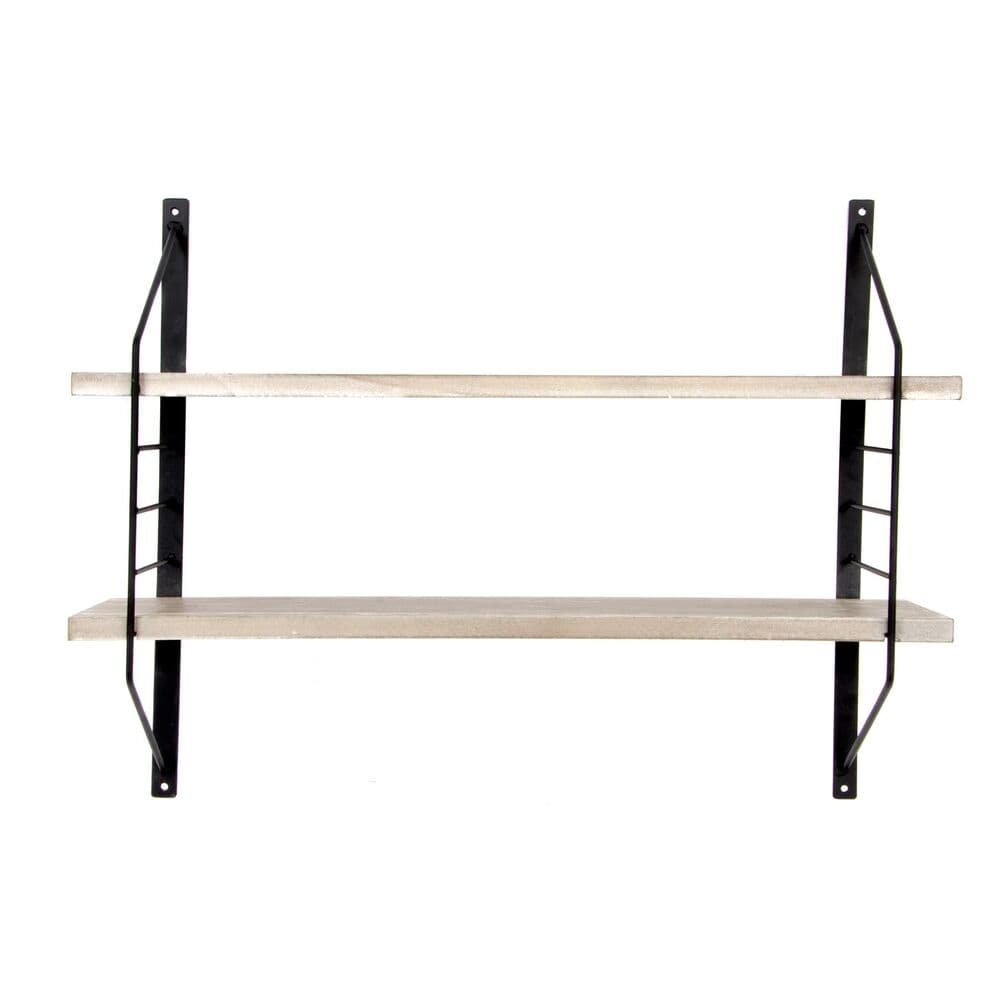 Bokhylla DKD Home Decor Järn Trä MDF (60 x 14 x 45 cm)
