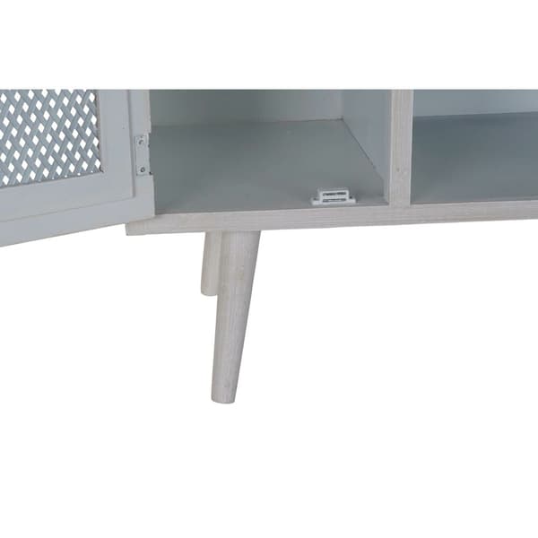 TV-møbler DKD Home Decor Hvit Tre MDF (110 x 61 x 41 cm)