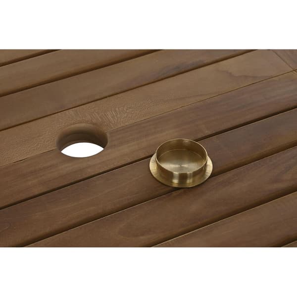 Spisebordsæt med stole DKD Home Decor Teak (180 x 120 x 75 cm)