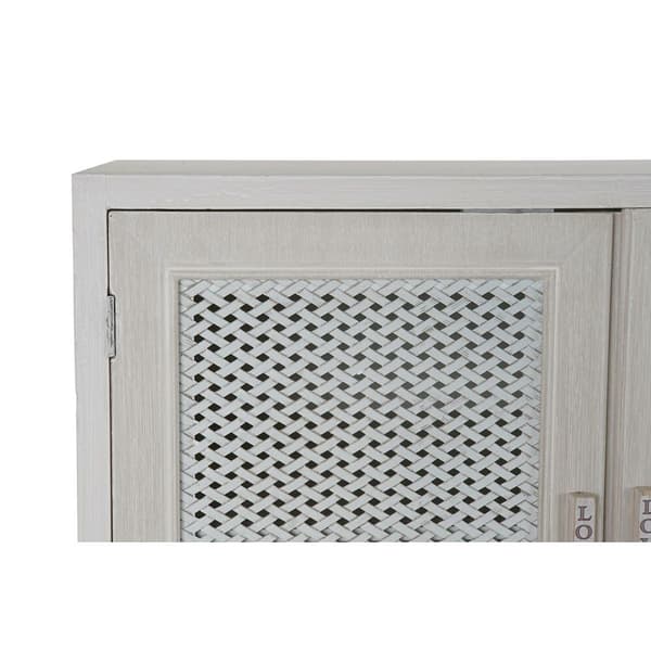 Skänk DKD Home Decor Vit Trä MDF (110 x 41 x 64 cm)