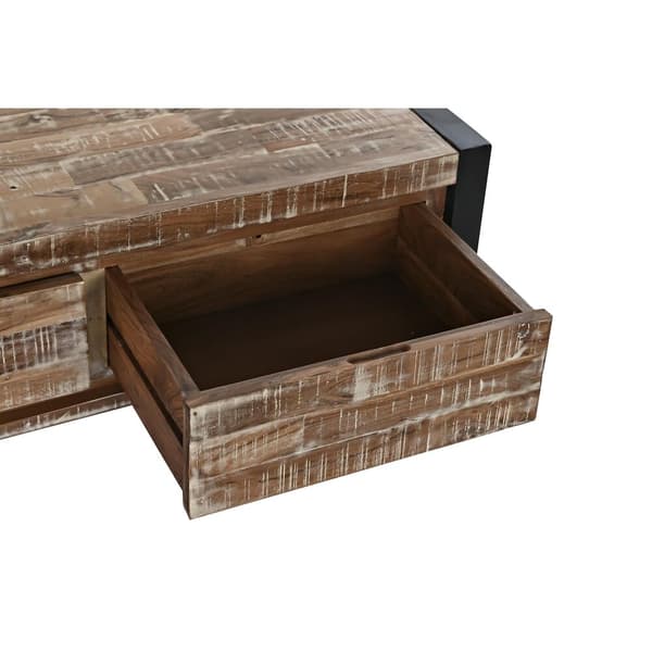 Olohuoneen pöytä DKD Home Decor Metalli Akaasia (110 x 60 x 40 cm)