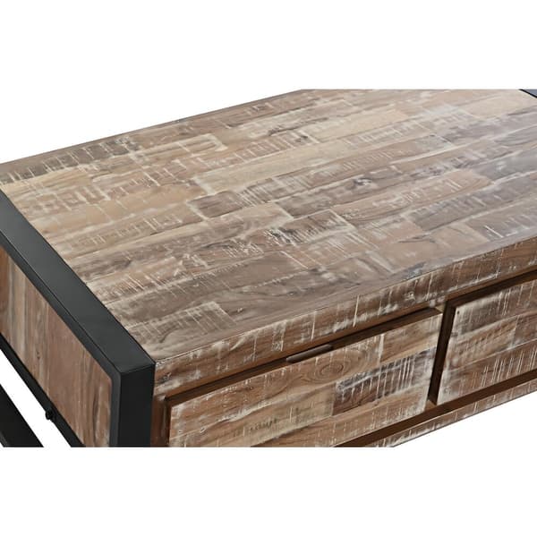 Olohuoneen pöytä DKD Home Decor Metalli Akaasia (110 x 60 x 40 cm)