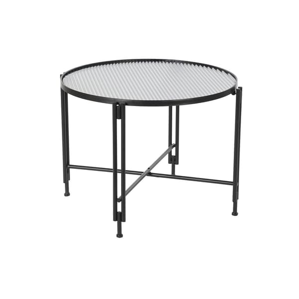 Olohuoneen pöytä DKD Home Decor Metalli Kristalli 63 x 63 x 46 cm