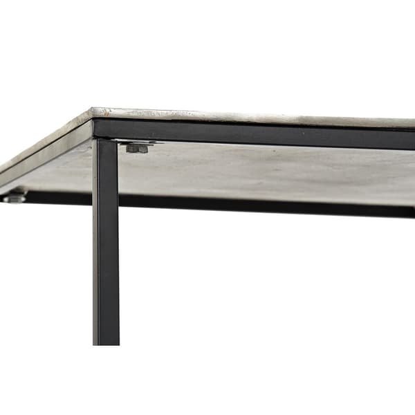 Senterbord DKD Home Decor Metall Aluminium (111,7 x 61 x 43 cm)