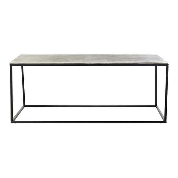 Senterbord DKD Home Decor Metall Aluminium (111,7 x 61 x 43 cm)