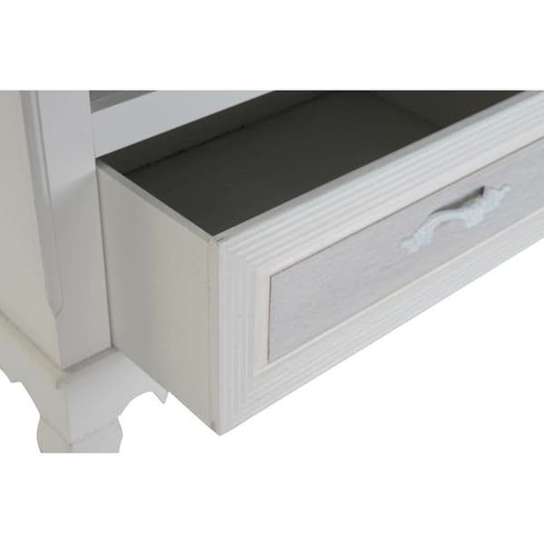 Sofabord DKD Home Decor Hvid Træ Træ MDF 100 x 42 x 61 cm