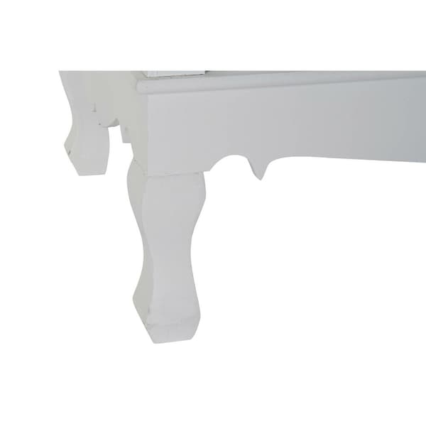 Sofabord DKD Home Decor Hvid Træ Træ MDF 100 x 42 x 61 cm