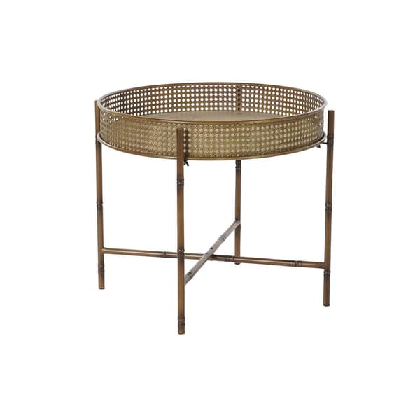 Sidebord DKD Home Decor 59 x 59 x 50 cm Naturell Metall