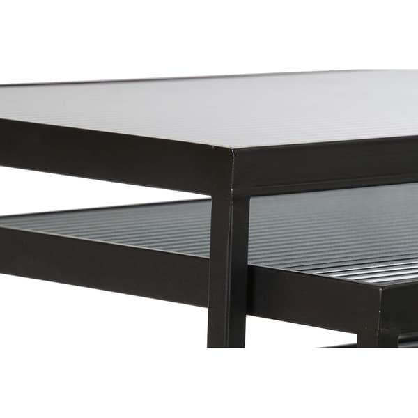 Set om 3 bord DKD Home Decor Svart 58 x 36,5 x 53,5 cm