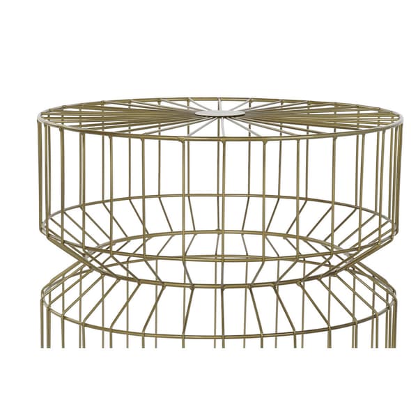 Lille serveringsbord DKD Home Decor Gylden 40,5 x 40,5 x 46 cm