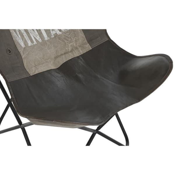 Ruokatuoli DKD Home Decor Ruskea Musta Harmaa 76 x 76 x 96 cm