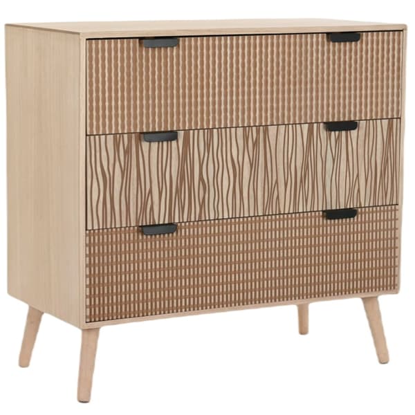 Lipasto DKD Home Decor Kuusi Ruskea MDF (80 x 40 x 77 cm)