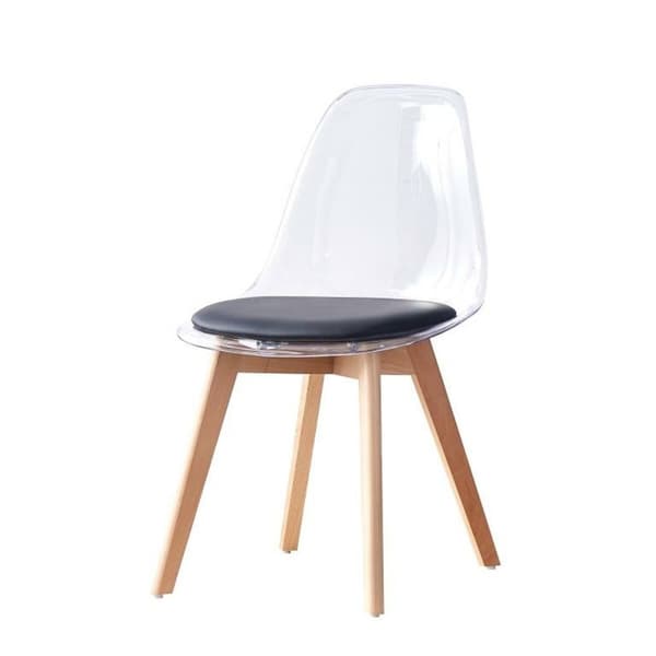 Spisebordsstol DKD Home Decor Sort Multifarvet Natur 30 x 40 cm 54 x 47 x 81 cm