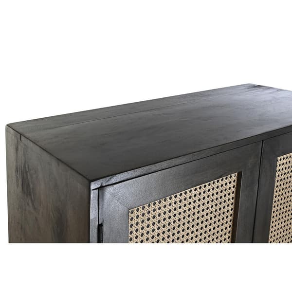 Skänk DKD Home Decor Trä Mangoträ Brun Svart 85 x 40 x 162,5 cm