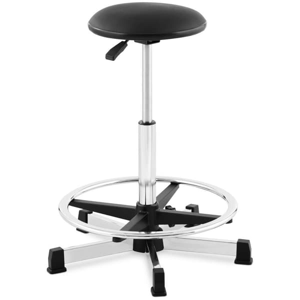 Fromm Starck Arbetspall - 120 kg - Černá - Fotring - Höjdjusterbar mellan 530 - 800 mm