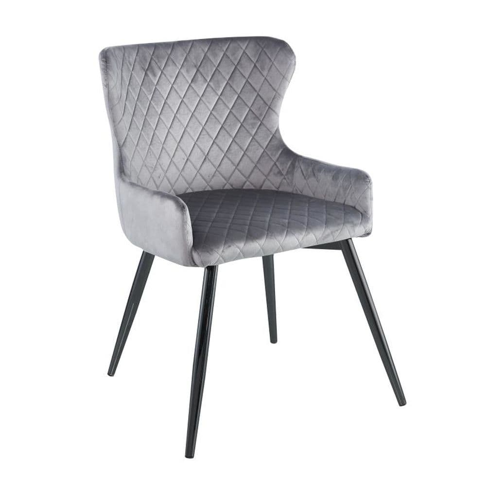 Stol DKD Home Decor Metall Polyester (65 x 55 x 82 cm)