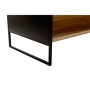 Hylder DKD Home Decor Brun Sort Metal Fyrretræ Genbrugt Træ 180 x 35 x 190 cm