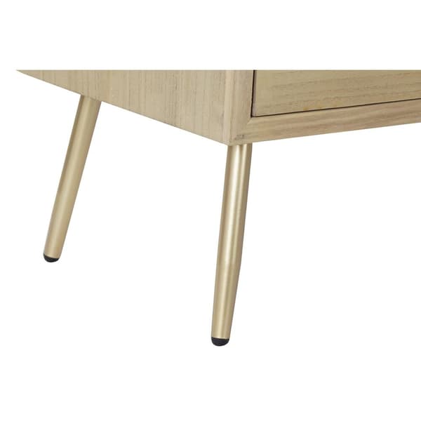Kommode DKD Home Decor Gylden Natur Metal Gran Træ MDF Moderne 80 x 40 x 87,5 cm