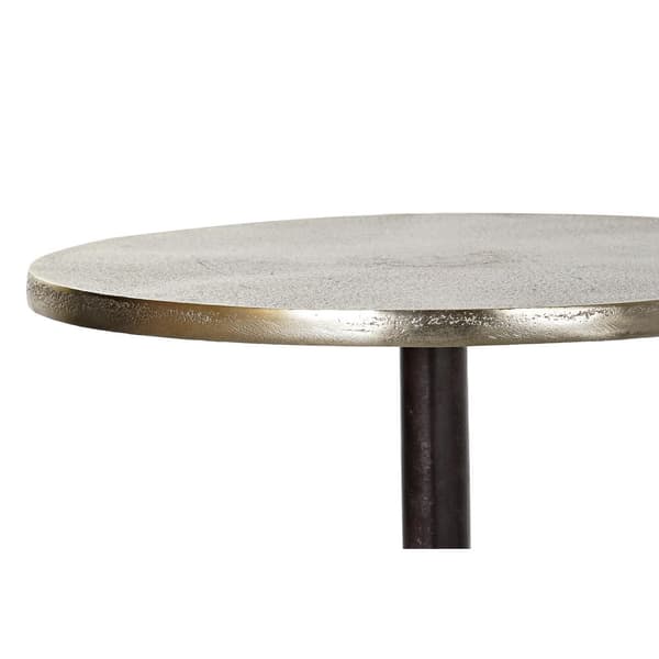 Sett med 2 små bord DKD Home Decor Svart Gyllen 40 x 40 x 61 cm