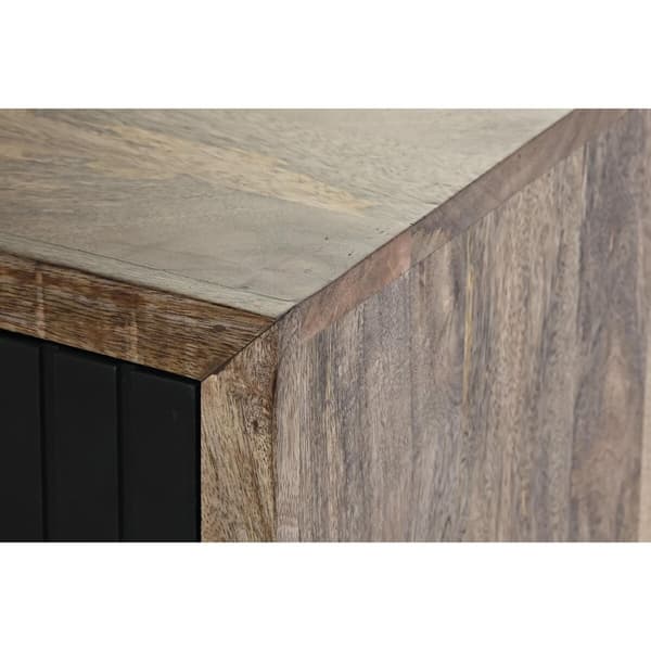 TV-möbler DKD Home Decor Metall Mangoträ (125 x 40 x 55 cm)