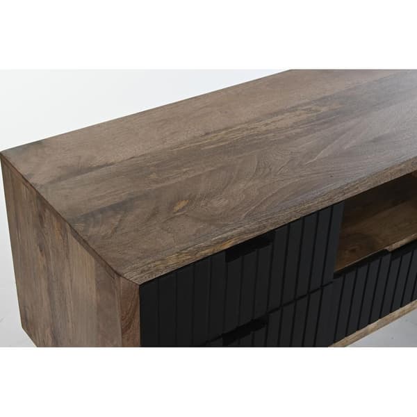 TV-möbler DKD Home Decor Metall Mangoträ (125 x 40 x 55 cm)