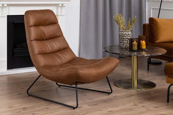 Milford lenestol cognac.