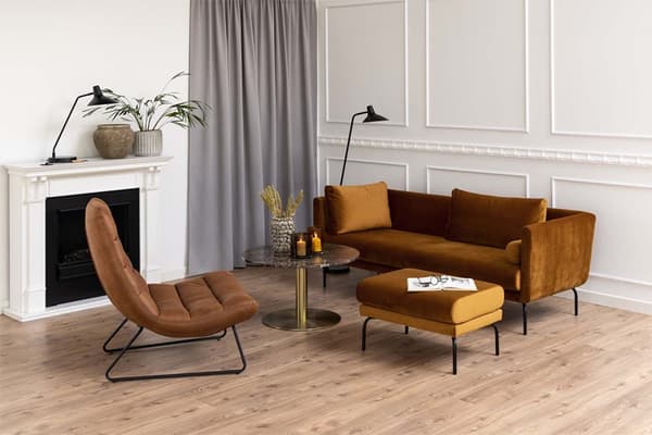 Milford lenestol cognac.
