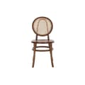 Miniatyrbilde 2 av 5: Stol DKD Home Decor Mørkebrunt Rotting Treverk i alm 43 x 43 x 89 cm Gitter