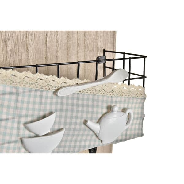 Vegghengt klehenger DKD Home Decor Tre Metall 23 x 9 x 36 cm