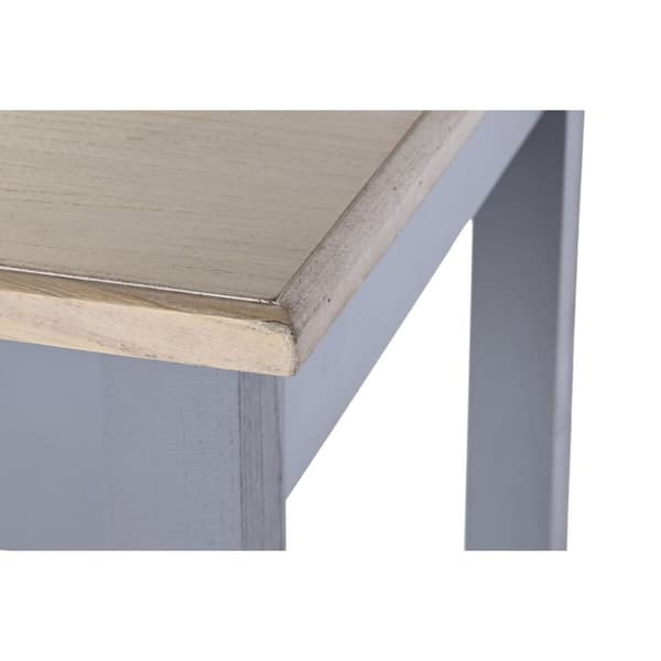 Spisebord DKD Home Decor Grå Natur Træ Paulonia træ Træ MDF 161.5 x 81.5 x 78 cm 161,5 x 81,5 x 78 cm