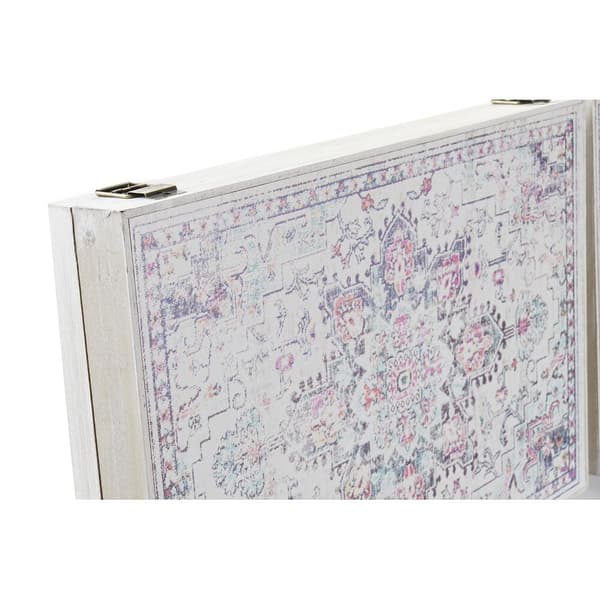 Koristerasia DKD Home Decor Monivärinen Puu MDF Etninen Arabi Tiski (2 osaa)
