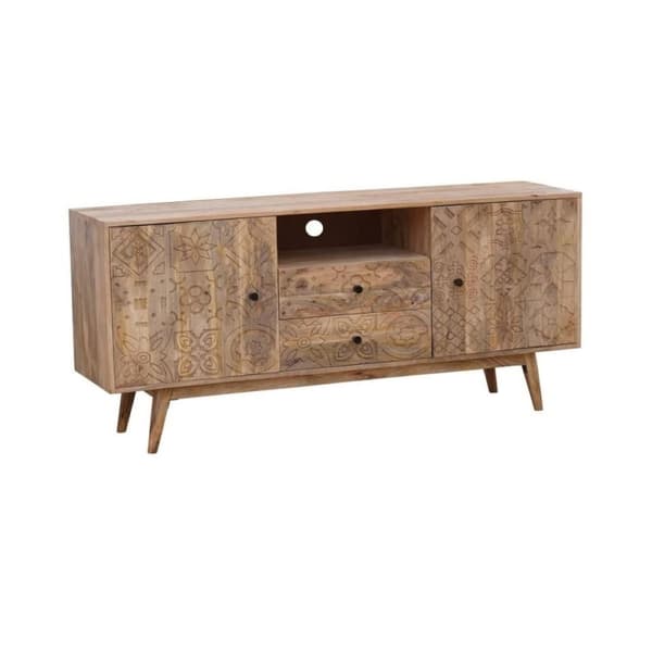 møbler DKD Home Decor Multifarvet Natur Mangotræ 155 x 40 x 70 cm