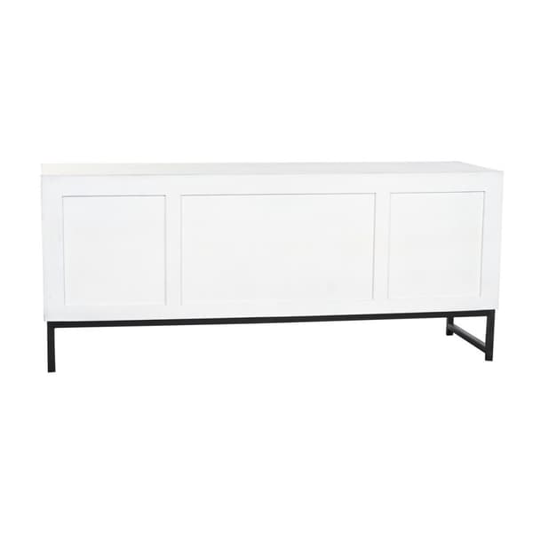 møbler DKD Home Decor Hvid Beige Grå Multifarvet Keramik Mangotræ 130 x 40 x 56 cm