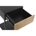 Miniatyrbilde 3 av 5: Nattbord DKD Home Decor Gyllen 35 x 40 x 55 cm Svart Metall Tre