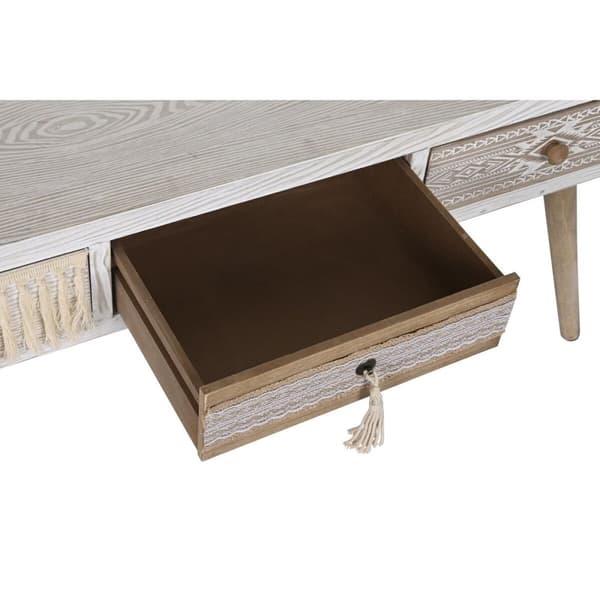 Sofabord DKD Home Decor Gran Bomuld (110 x 60 x 50 cm)