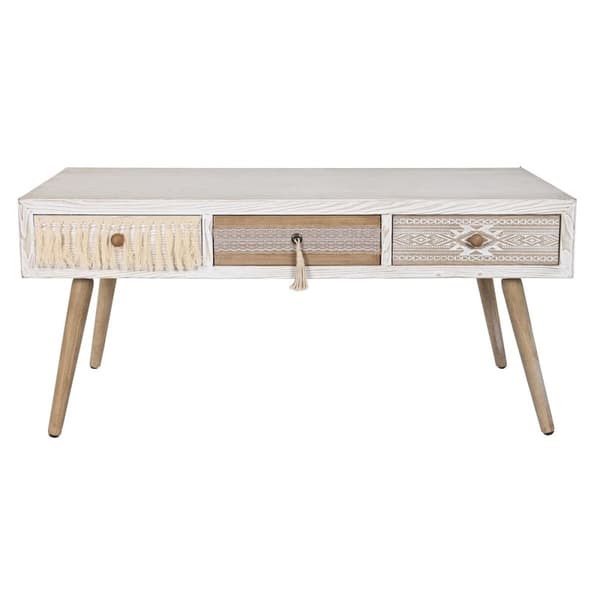 Sofabord DKD Home Decor Gran Bomuld (110 x 60 x 50 cm)