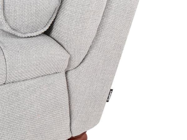 Sjeselong grå fløyel Chesterfield Buttoned Moderne stue sjeselong treben