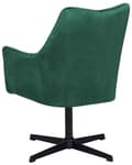 Miniatyrbilde 6 av 9: Lenestol Grønn Fløyel 73L x 61W x 95H Tufted Rygg Enkelt Metallben Glam