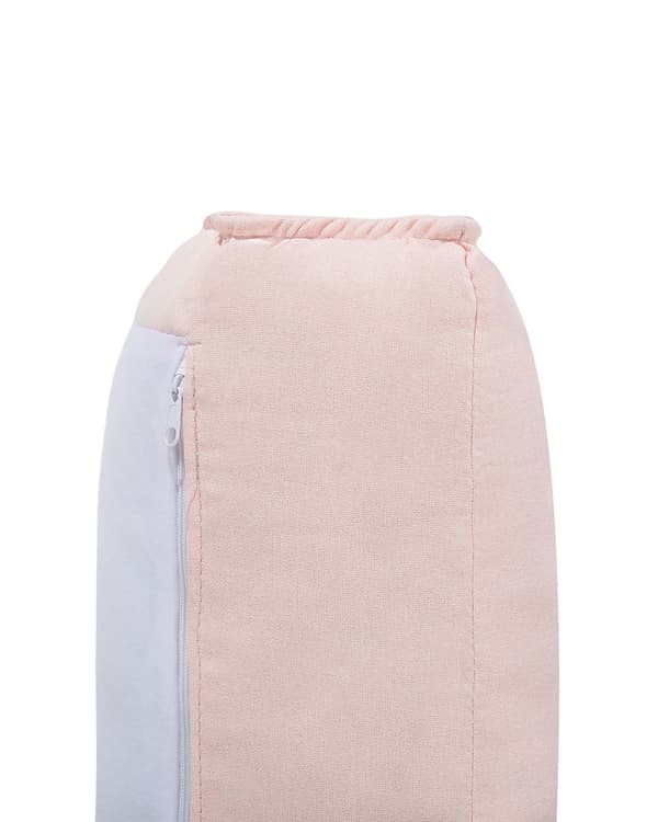Lenestol Rosa Polyesterstoff Sølvfarget understell 76 x 82 x 82 cm Minimalistisk design Hvilestol Stue