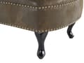 Miniatyrbilde 10 av 11: Sjeselong Brun Imitert semsket skinn Venstre hånd Knapper Chesterfield-stil Klassisk