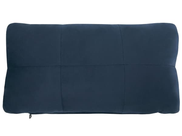 Sjeselong blå innebygd Bluetooth-høyttaler USB-lader moderne design buet design 1 person sofa stue