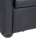 Miniatyrbilde 9 av 9: Chesterfield Lenestol Svart Ekte Skinn Moderne