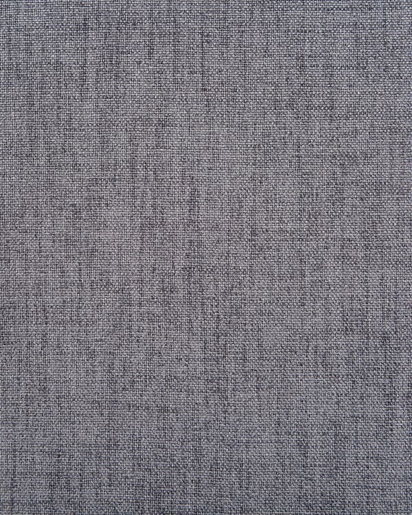 Lenestol Mørkegrå Polyesterstoff 75 x 93 x 90 cm Svarte ben Dekorative knapper og spikerhoder Chesterfield-stil Hvilestol