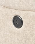 Miniatyrbilde 11 av 11: Lenestol Beige Stofftrekk Polyester Hvit USB-port Moderne posisjoneringsstol Design Stue