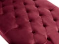 Miniatyrbilde 9 av 11: Sjeselong rød fløyel Chesterfield Buttoned Moderne stue sjeselong treben
