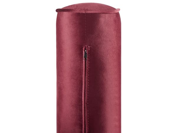 Sjeselong rød fløyel Chesterfield Buttoned Moderne stue sjeselong treben