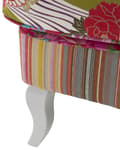 Miniatyrbilde 7 av 7: Ørelappstol polstret flerfarget patchwork