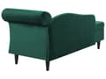 Miniatyrbilde 7 av 11: Sjeselong med Grønn Fløyelspolstring med Oppbevaring Høyre med Bolster