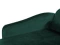 Miniatyrbilde 11 av 11: Sjeselong med Grønn Fløyelspolstring med Oppbevaring Høyre med Bolster